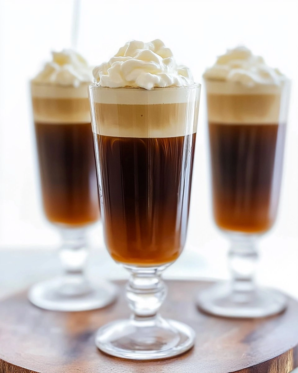 Irish Coffee with Whipped Cream (Hot or Iced Version)
