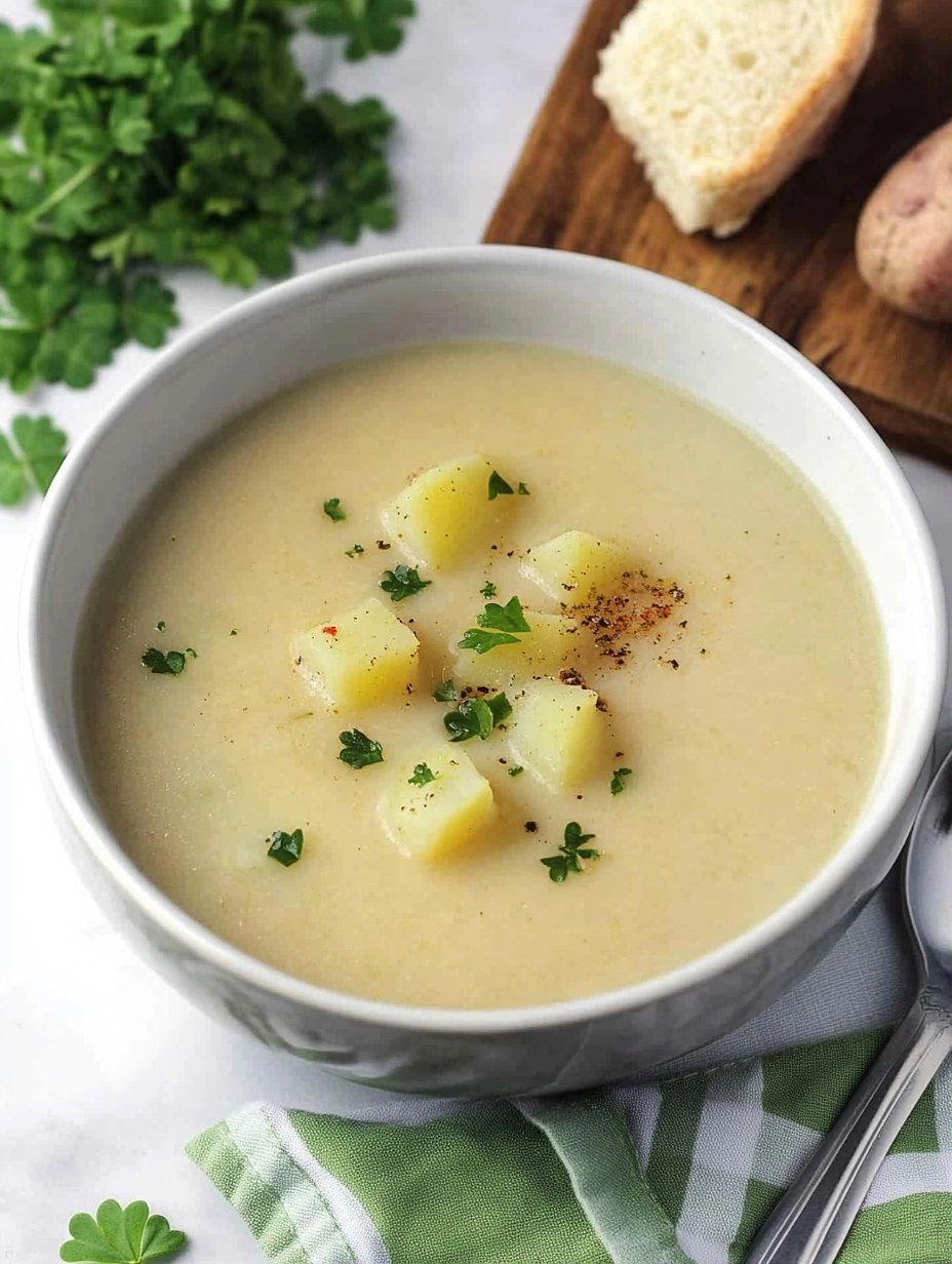 Irish Potato Soup | Creamy St Patrick's Day Soup