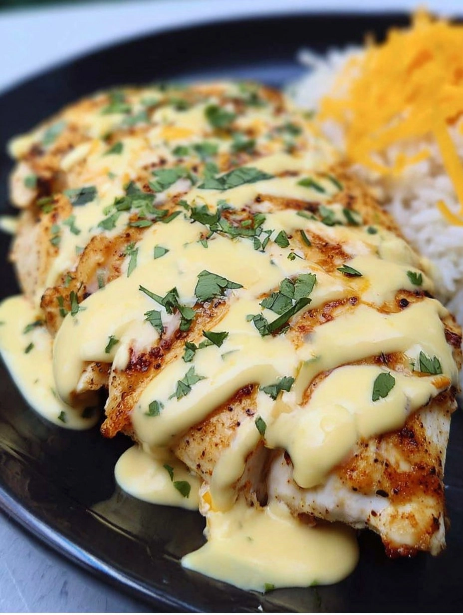Mexican Chicken with Cheese Sauce