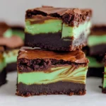 Mint-Chocolate-Brownies-Easy-St-Patricks-Day-Fudgy-Brownies-Recipe