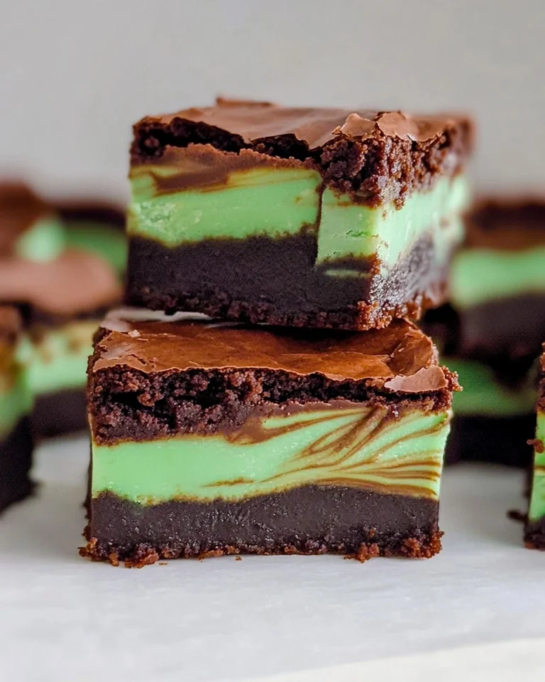 Mint-Chocolate-Brownies-Easy-St-Patricks-Day-Fudgy-Brownies-Recipe