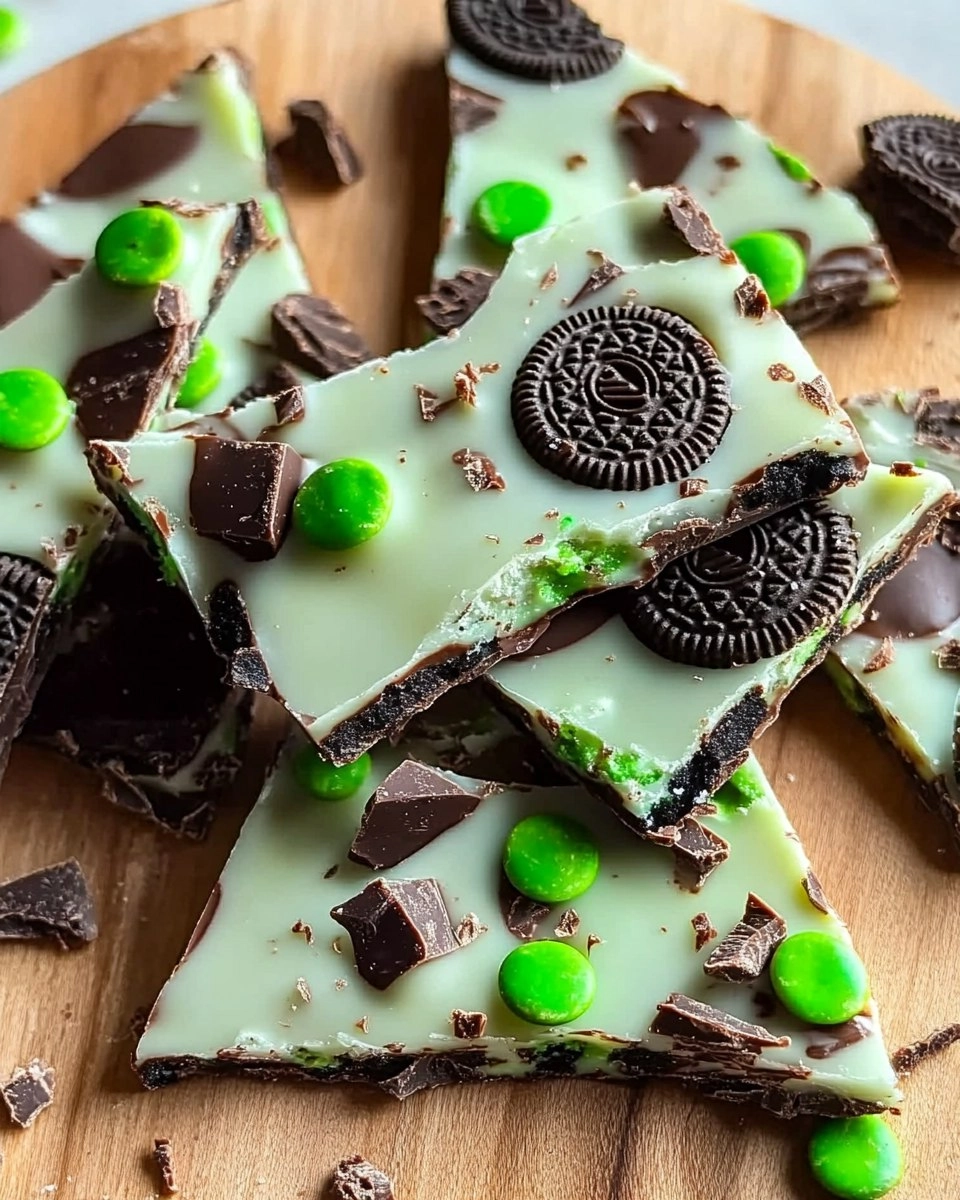 Mint Oreo Chocolate Bark 80 Mint Oreo Chocolate Bark
