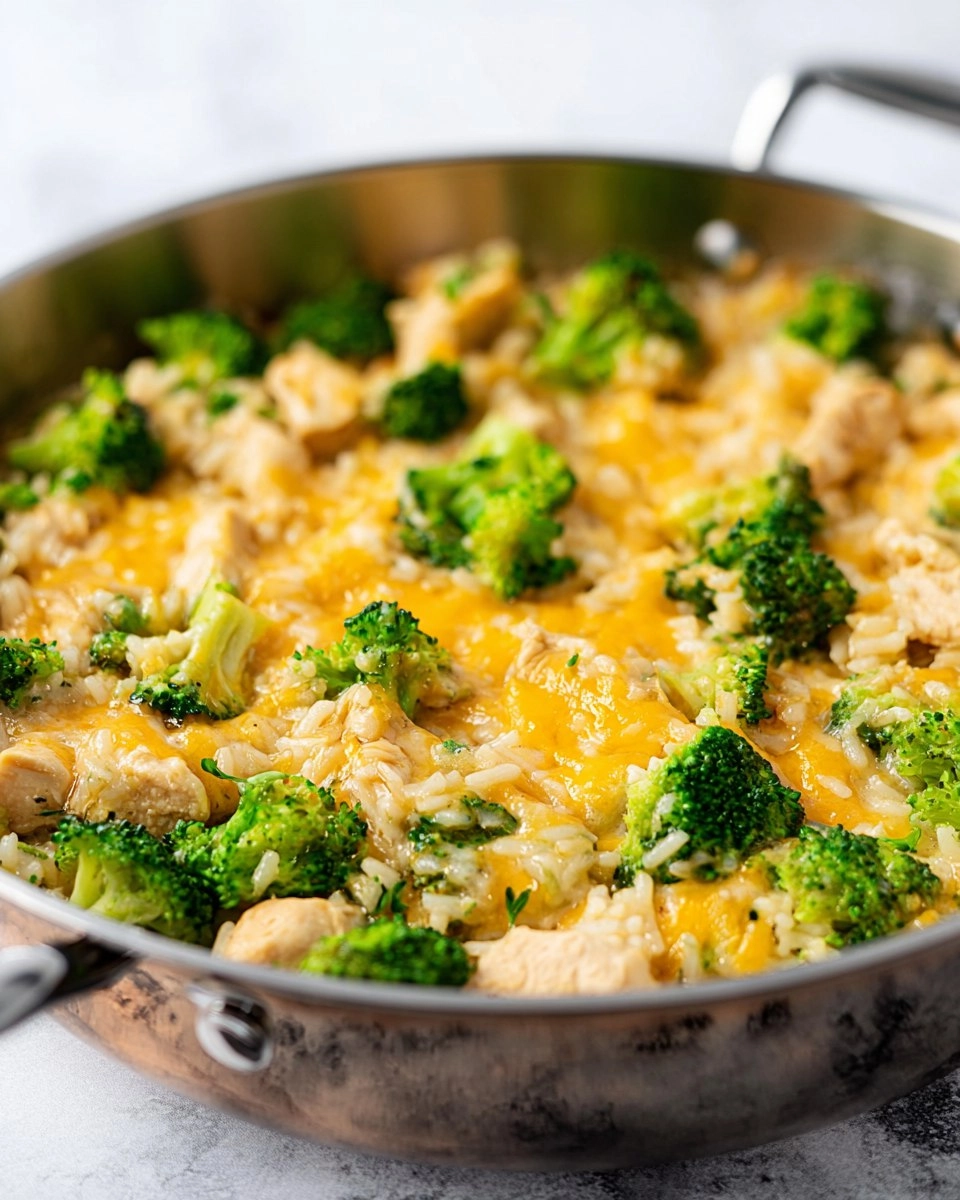 One Pan Cheesy Chicken Broccoli and Rice 127 One Pan Cheesy Chicken Broccoli and Rice