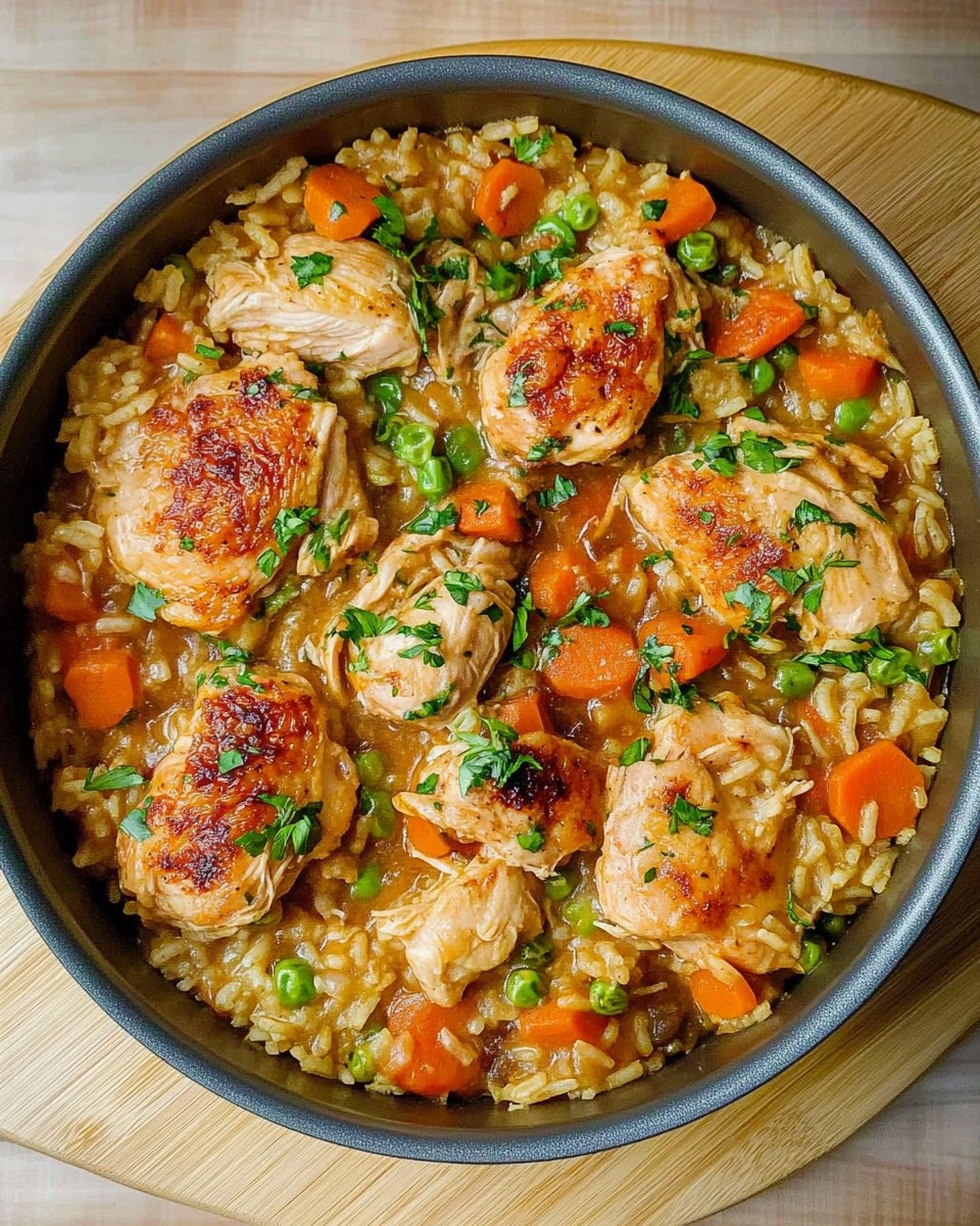 One Pot Chicken and Rice | Creamy Comfort Meal