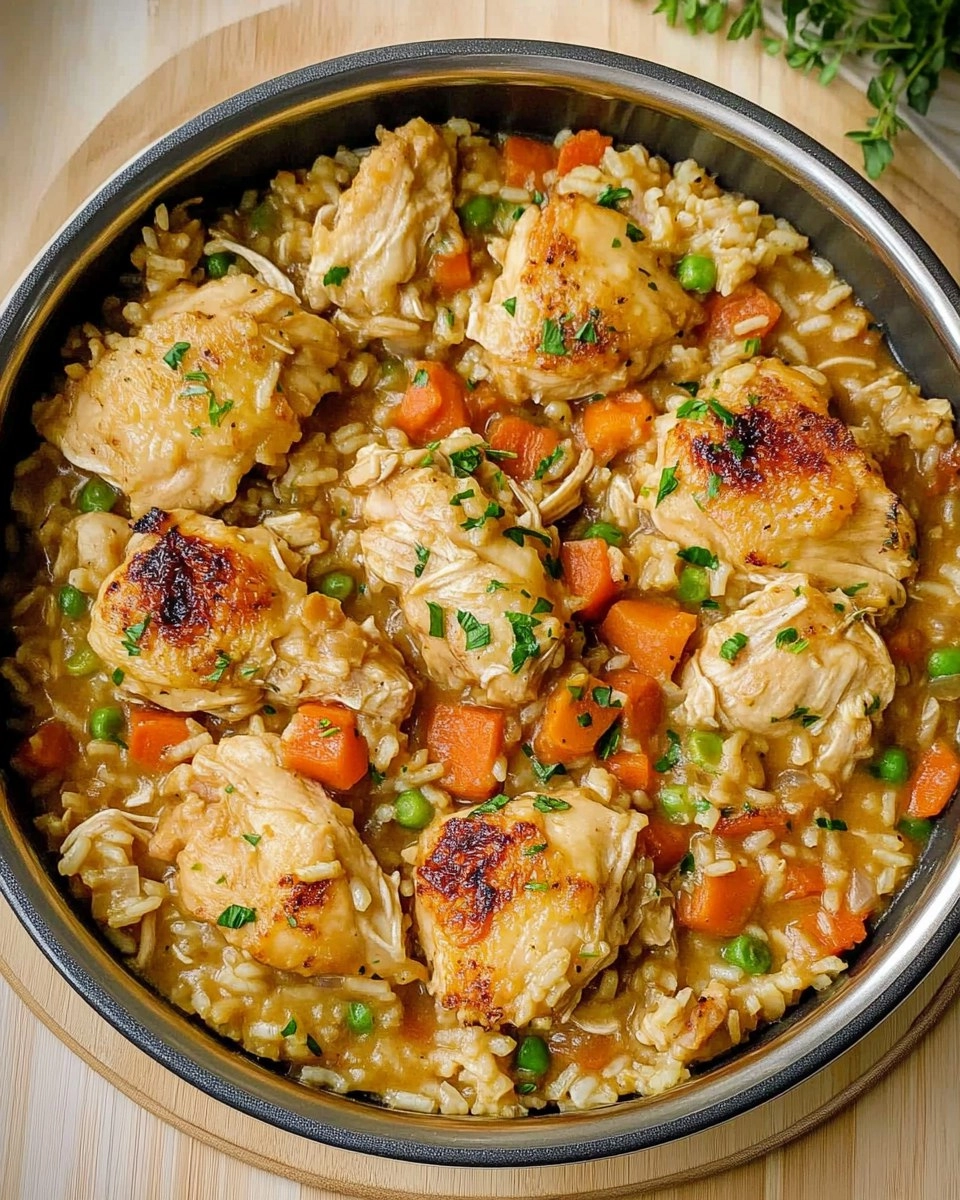 One Pot Chicken and Rice | Creamy Comfort Meal