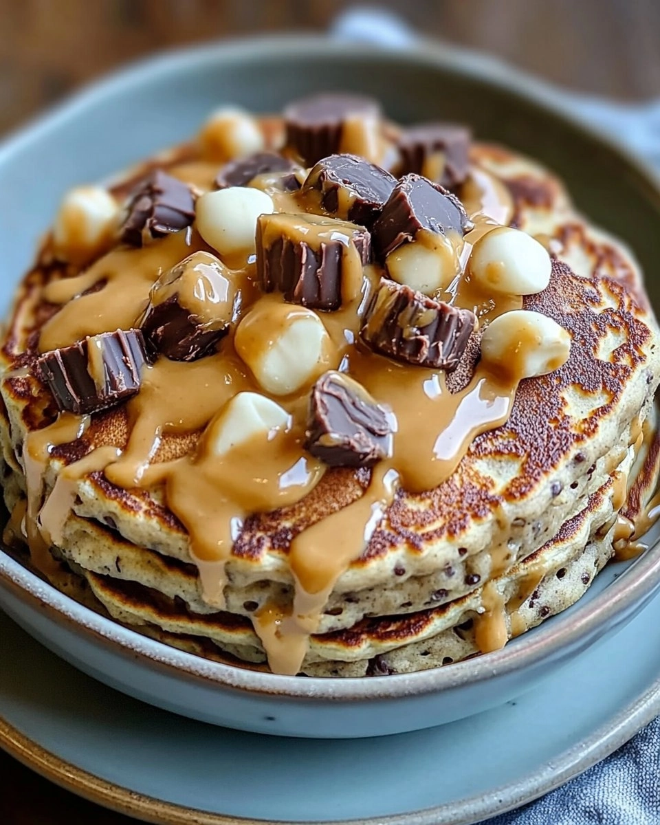 Peanut Butter Cup Protein Pancake Bowl
