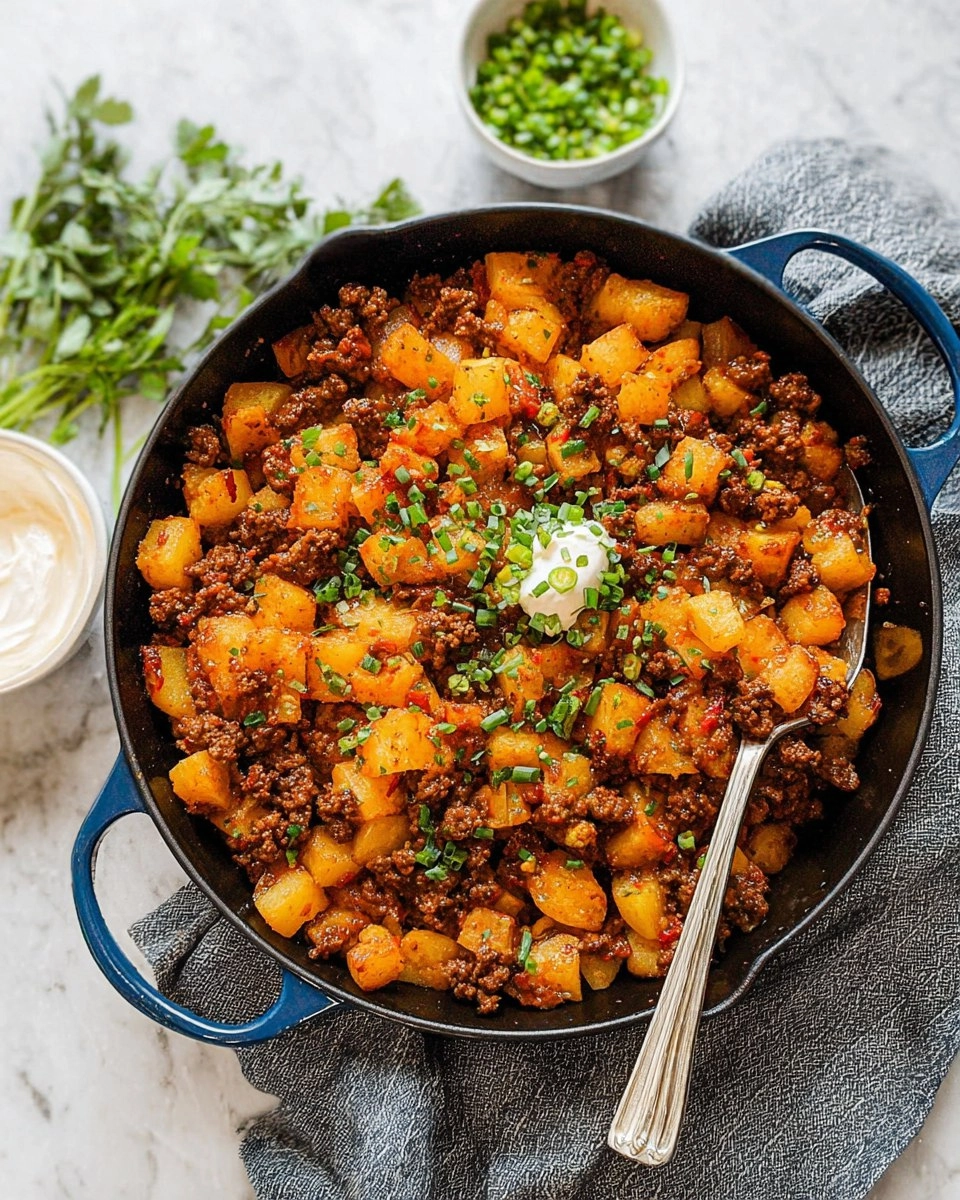 Quick Ground Beef and Potatoes 117 Quick Ground Beef and Potatoes