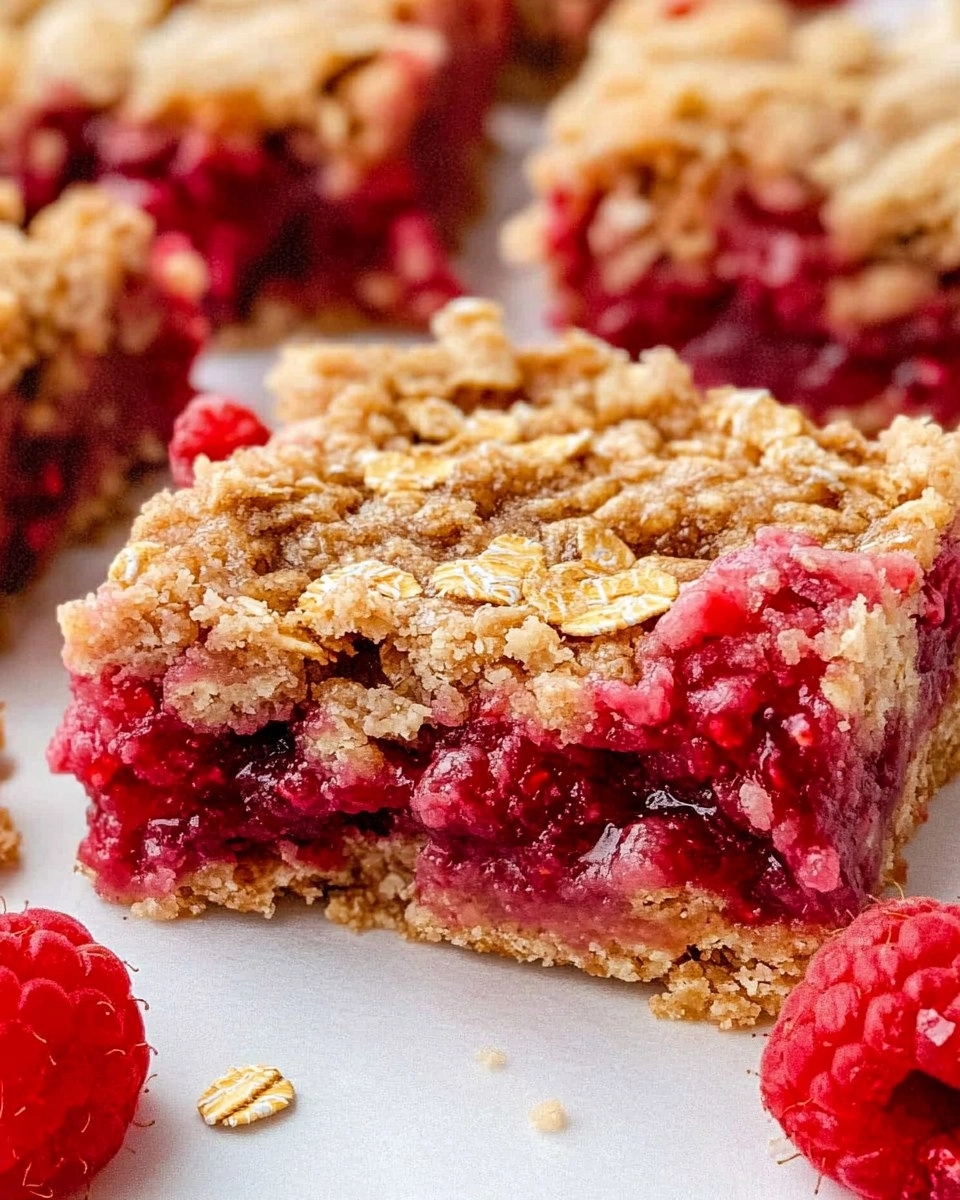 Raspberry Oat Bars 120 Raspberry Oat Bars