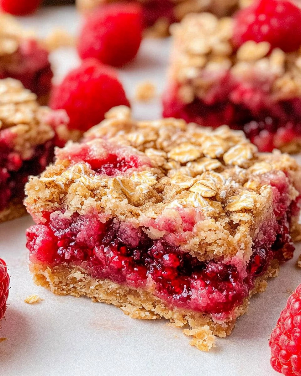 Raspberry Oat Bars 122 Raspberry Oat Bars