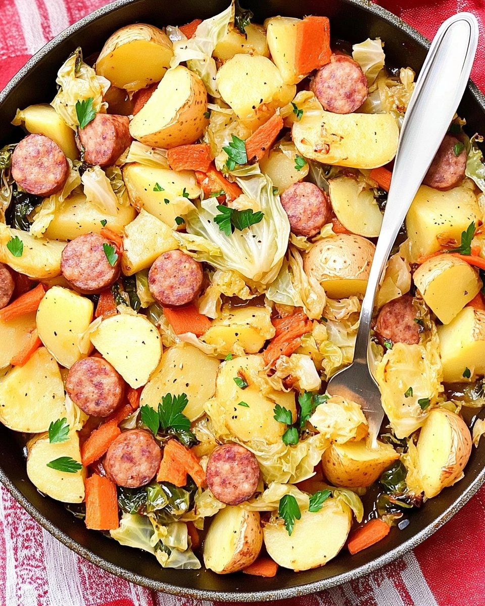 Sheet-Pan Sausage, Cabbage & Potatoes (Easy Weeknight Dinner)