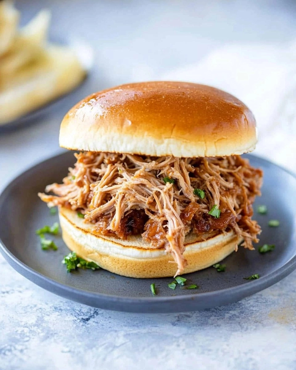 Slow Cooker Pulled Pork | Tender Shredded Pork Sandwiches