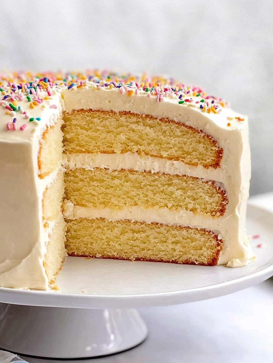 Vanilla Cake | Easy Homemade Vanilla Layer Cake