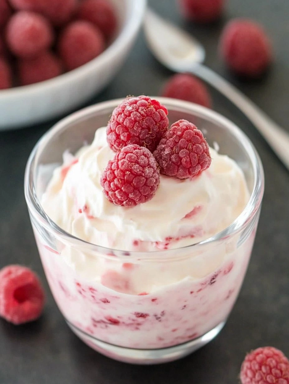 White Chocolate Raspberry Mousse 66 White Chocolate Raspberry Mousse