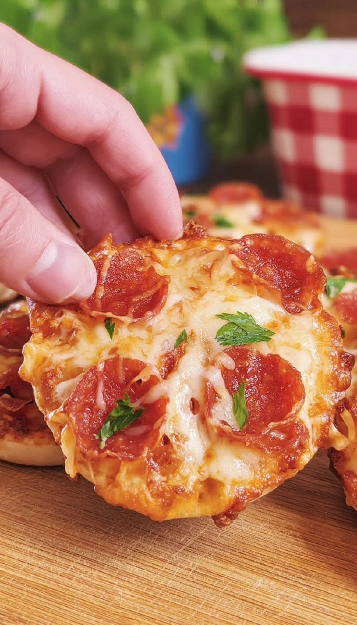 Air Fryer Bagel Pizza
