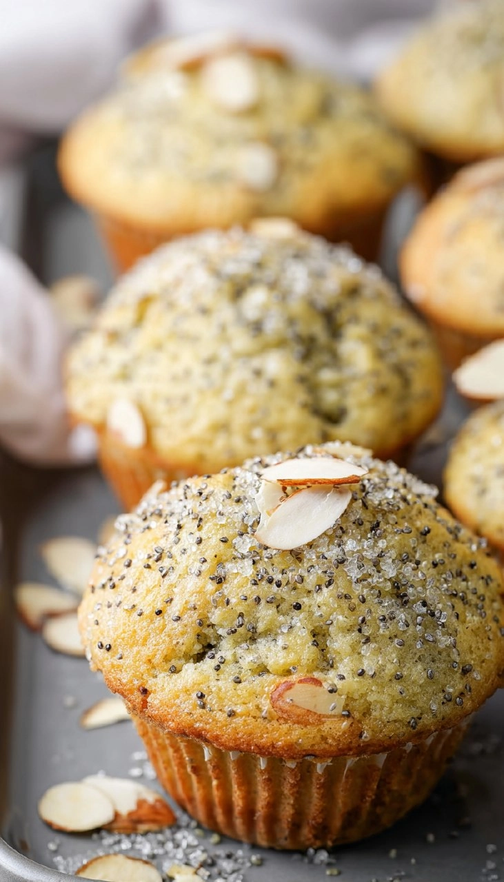 Almond Poppy Seed Muffins