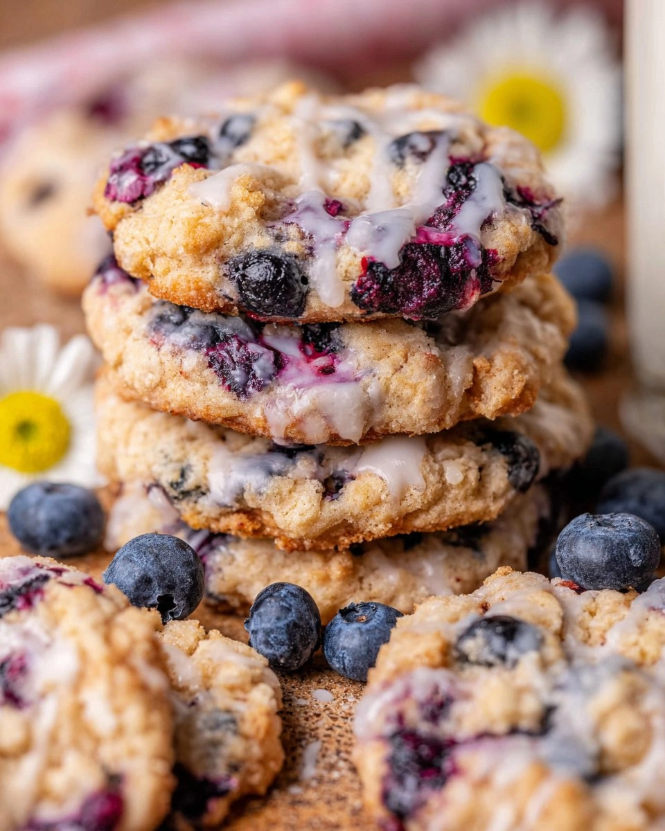 Blueberry Coffee Cake Cookies