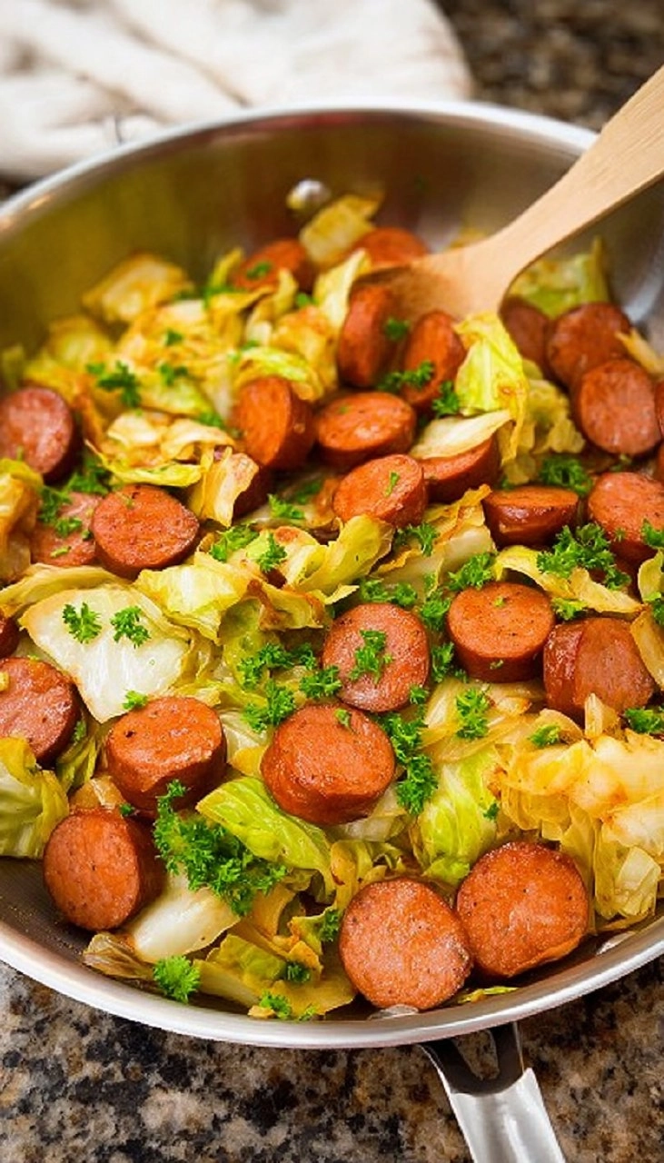 Cabbage and Sausage Skillet