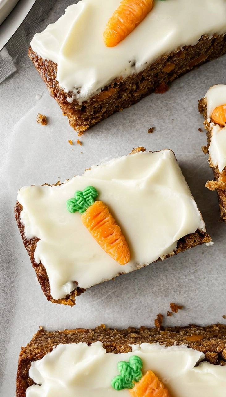 Carrot Cake Bars 107 Carrot Cake Bars