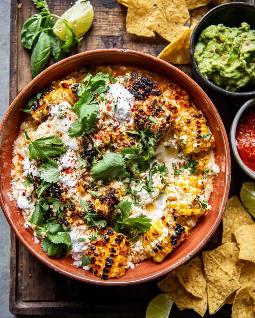 Cinco-de-Mayo-Street-Corn-Dip-Guacamole-Board-Recipe