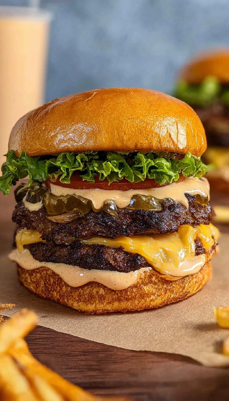 Classic Smash Burgers | Double Patty with Crispy Edges & Special Sauce