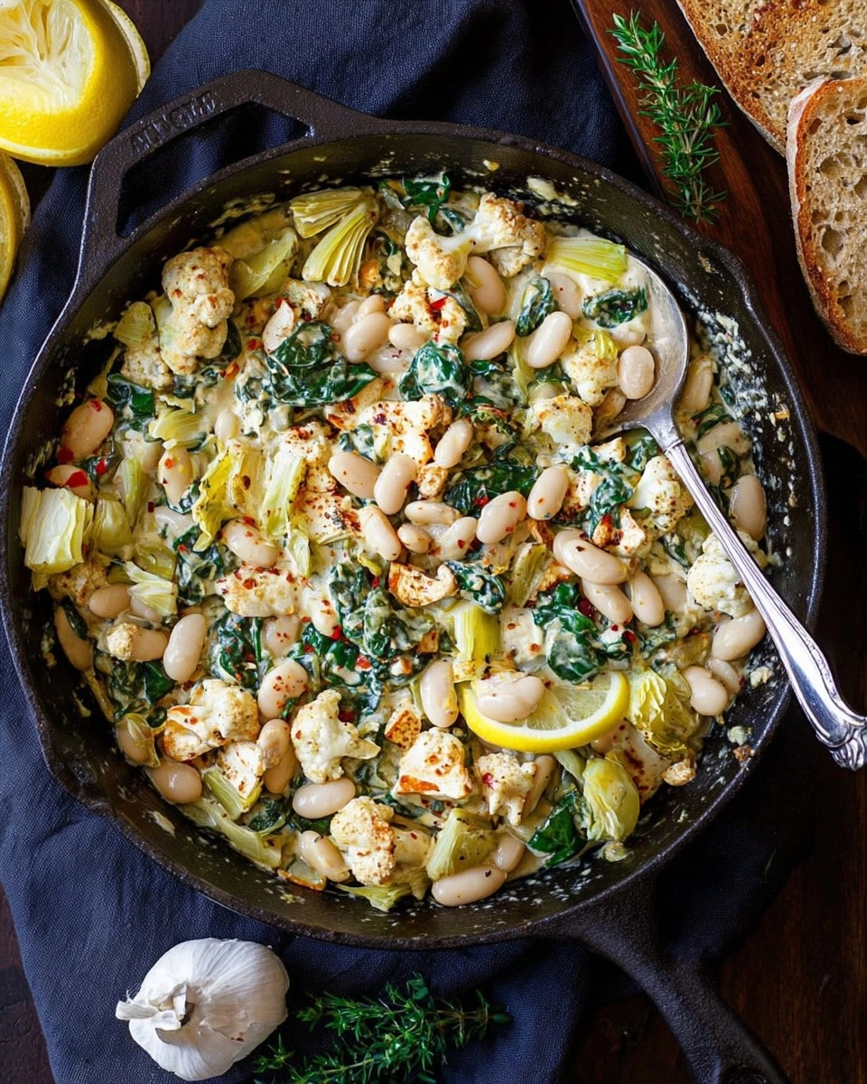 Creamy-White-Bean-Skillet-Dinner-Recipe
