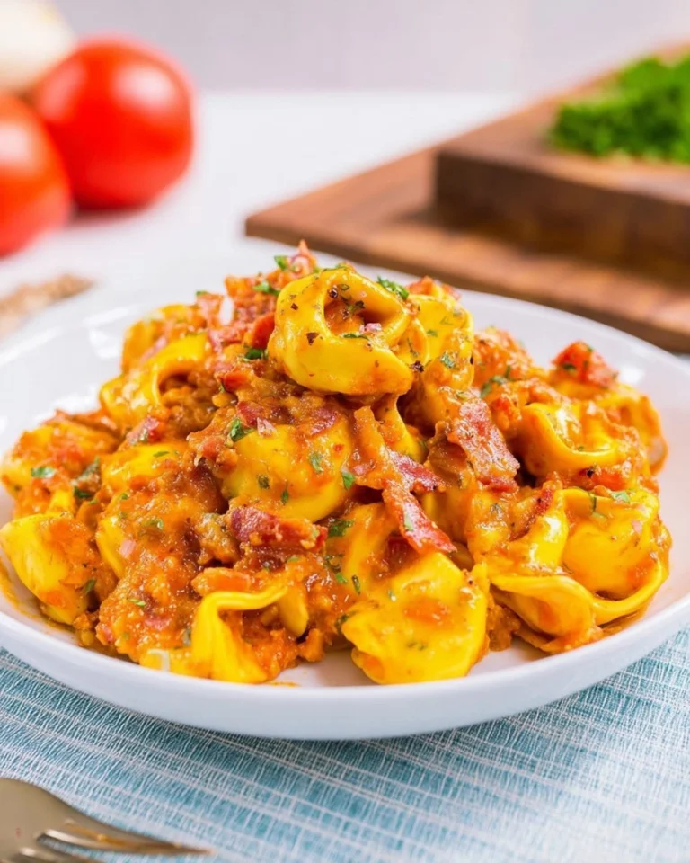 Crockpot Bacon Cheeseburger Tortellini 110 Crockpot-Bacon-Cheeseburger-Tortellini-Recipe
