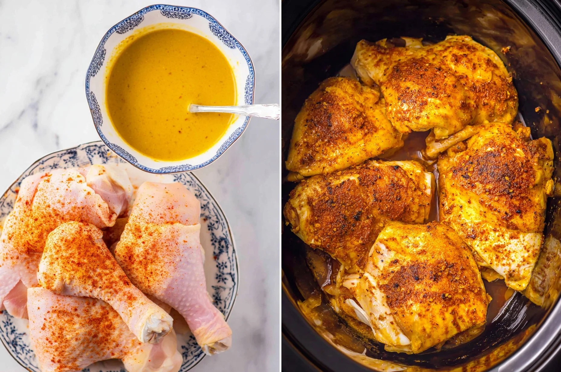Crockpot Carolina Gold Bbq Chicken Thighs