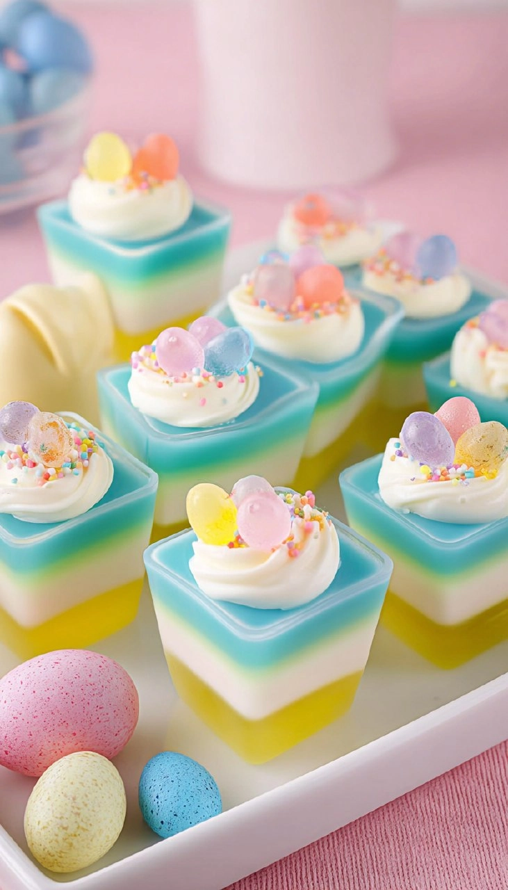 Easter Jell-O Cups
