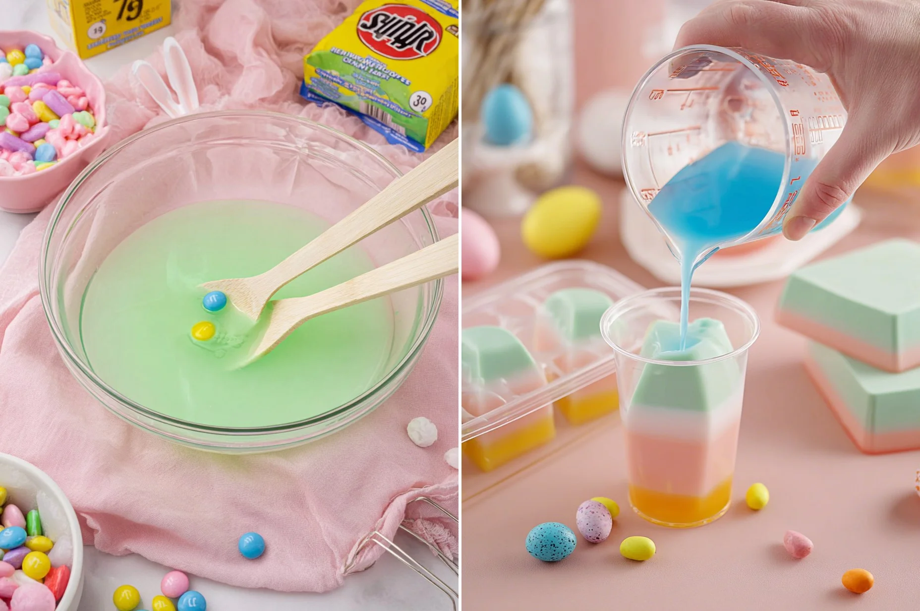 Easter Jell-O Cups