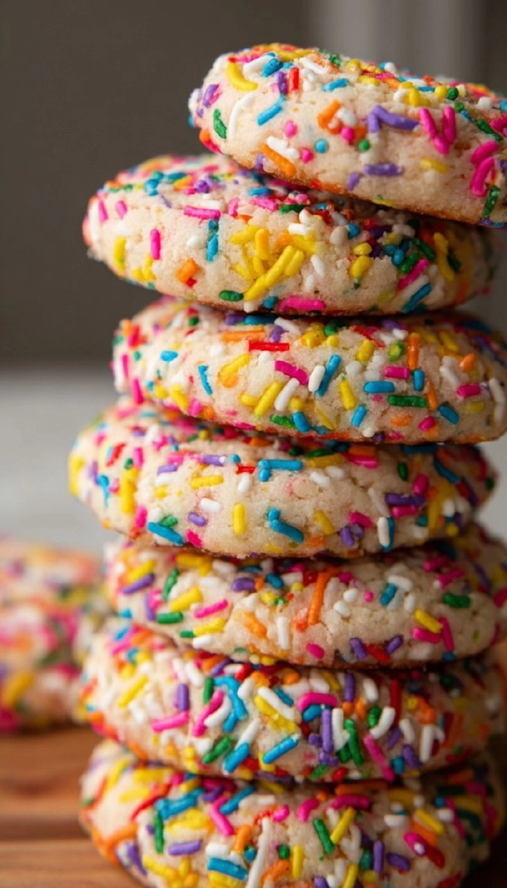 Easy Confetti Cookies