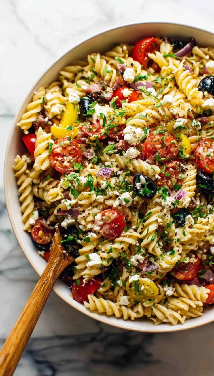 Easy Summer Pasta Salad (4 Ingredients)