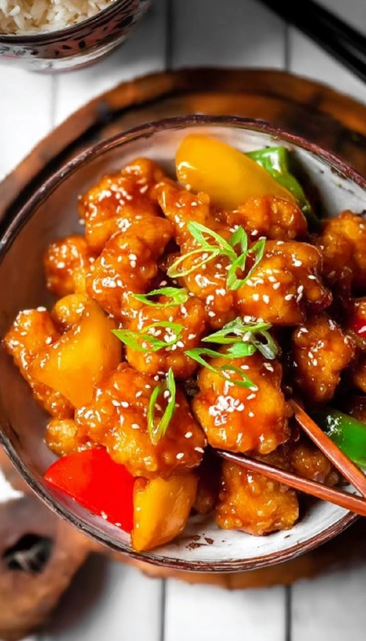 Easy Sweet and Sour Chicken (Healthy One Skillet Recipe)