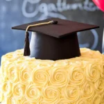 Elegant Graduation Cake with Fondant Cap Topper 81 Elegant-Graduation-Cake-with-Fondant-Cap-Topper-Recipe