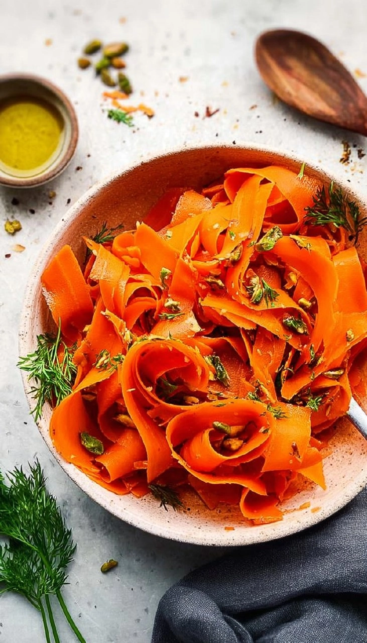 Fresh Carrot Ribbon Salad