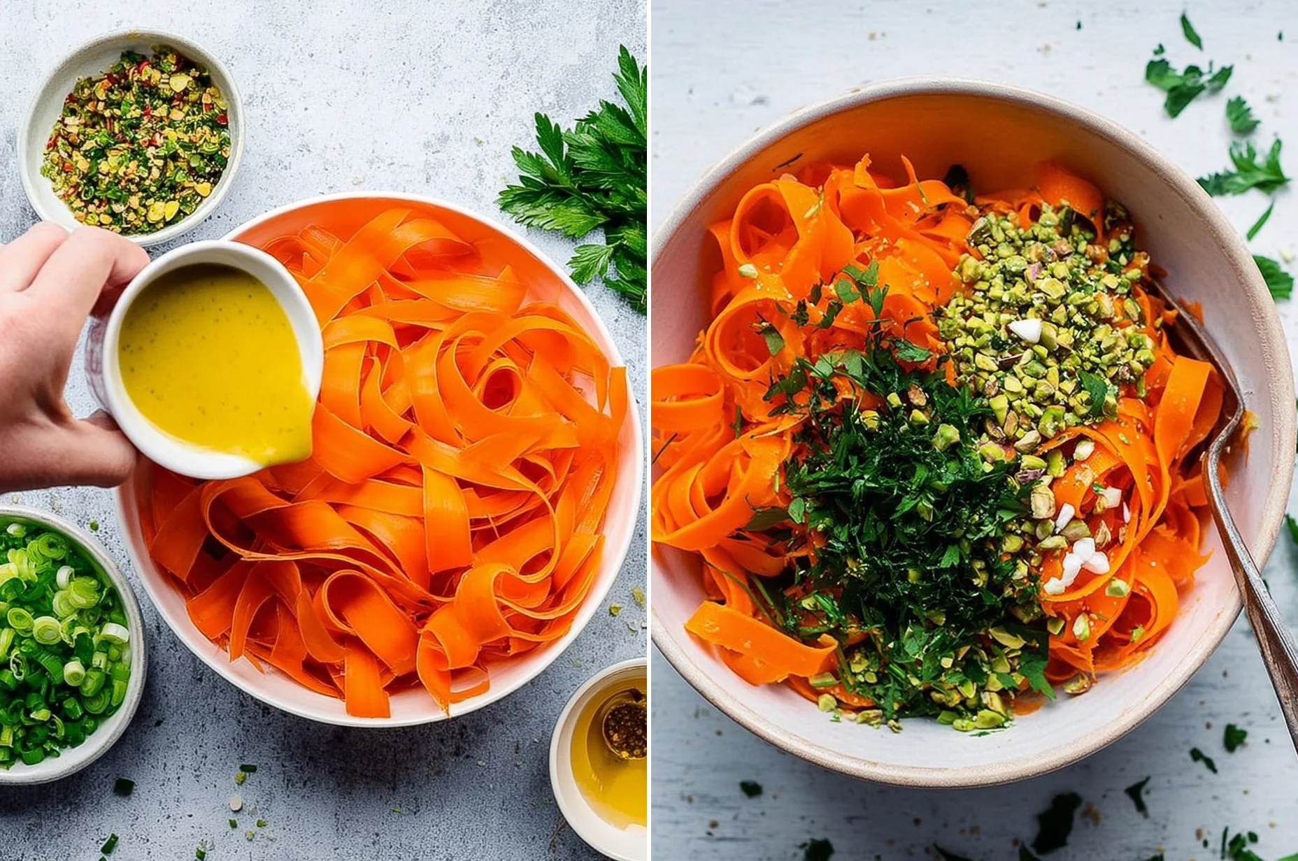 Fresh Carrot Ribbon Salad