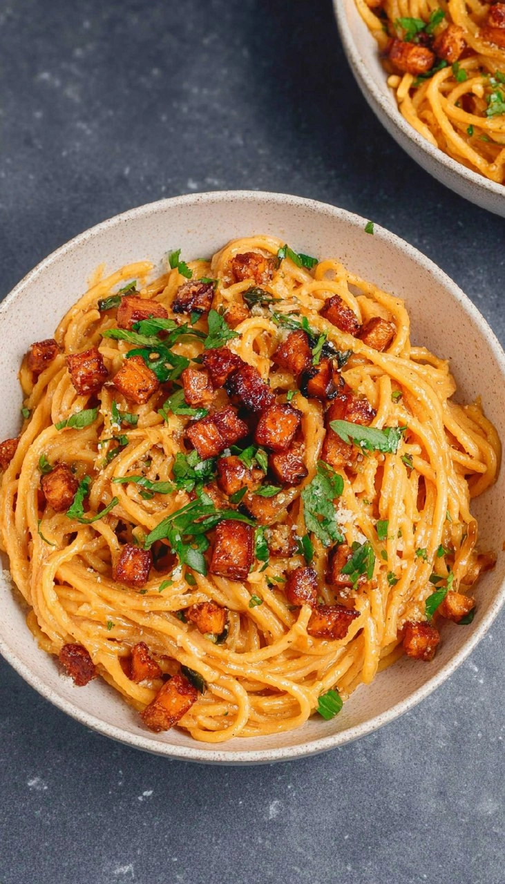 Gochujang Carbonara (Vegan)