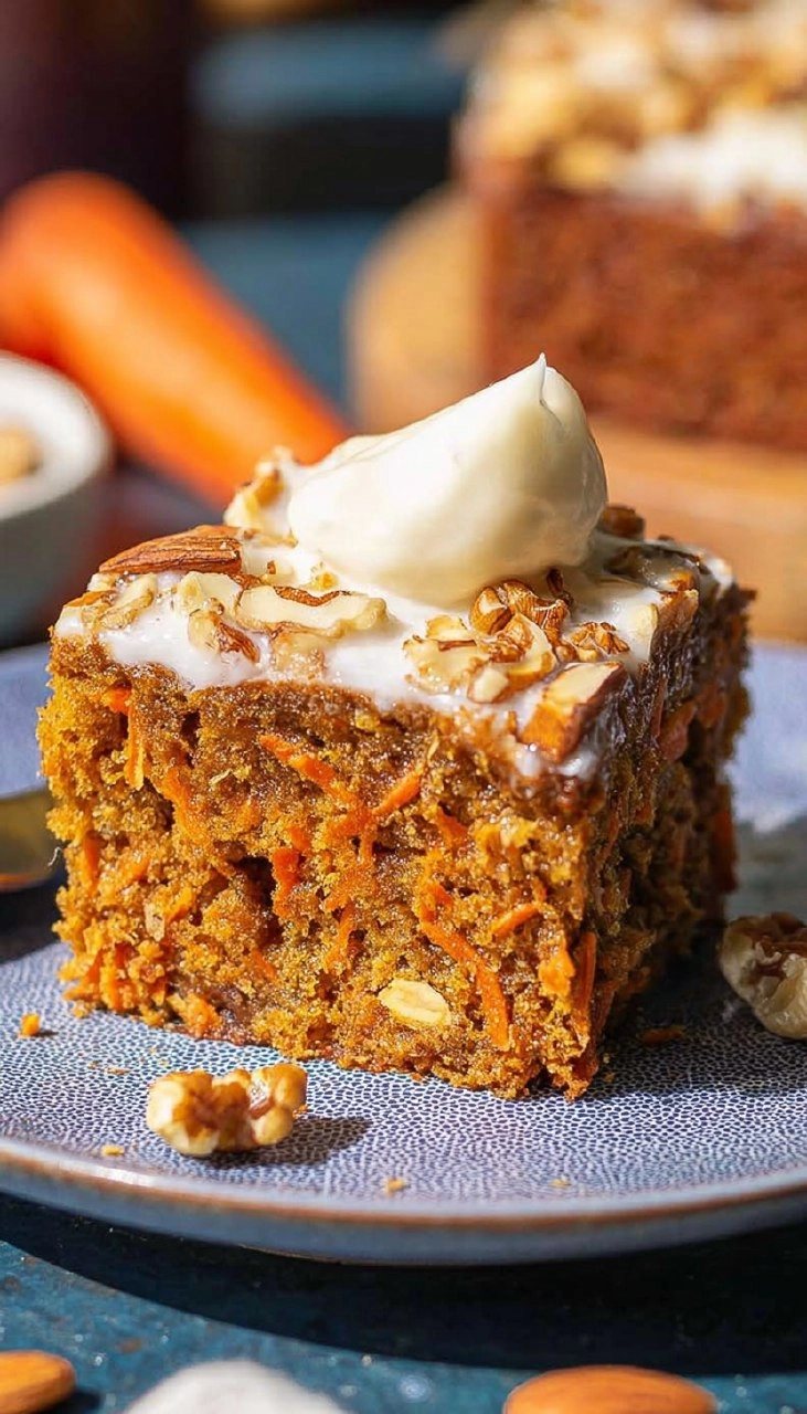 Greek Yogurt Carrot Cake (Easy One Bowl Recipe)