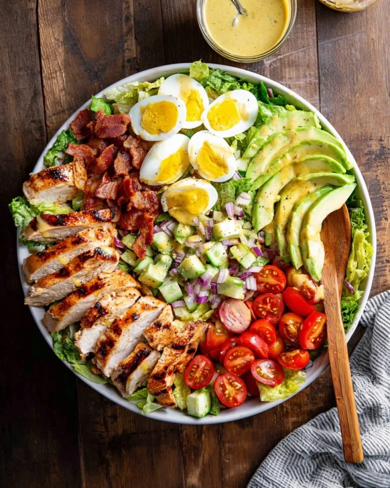 Healthy Grilled Chicken Cobb Salad with Honey Dijon Dressing 141 Healthy-Grilled-Chicken-Cobb-Salad-with-Honey-Dijon-Dressing-Recipe