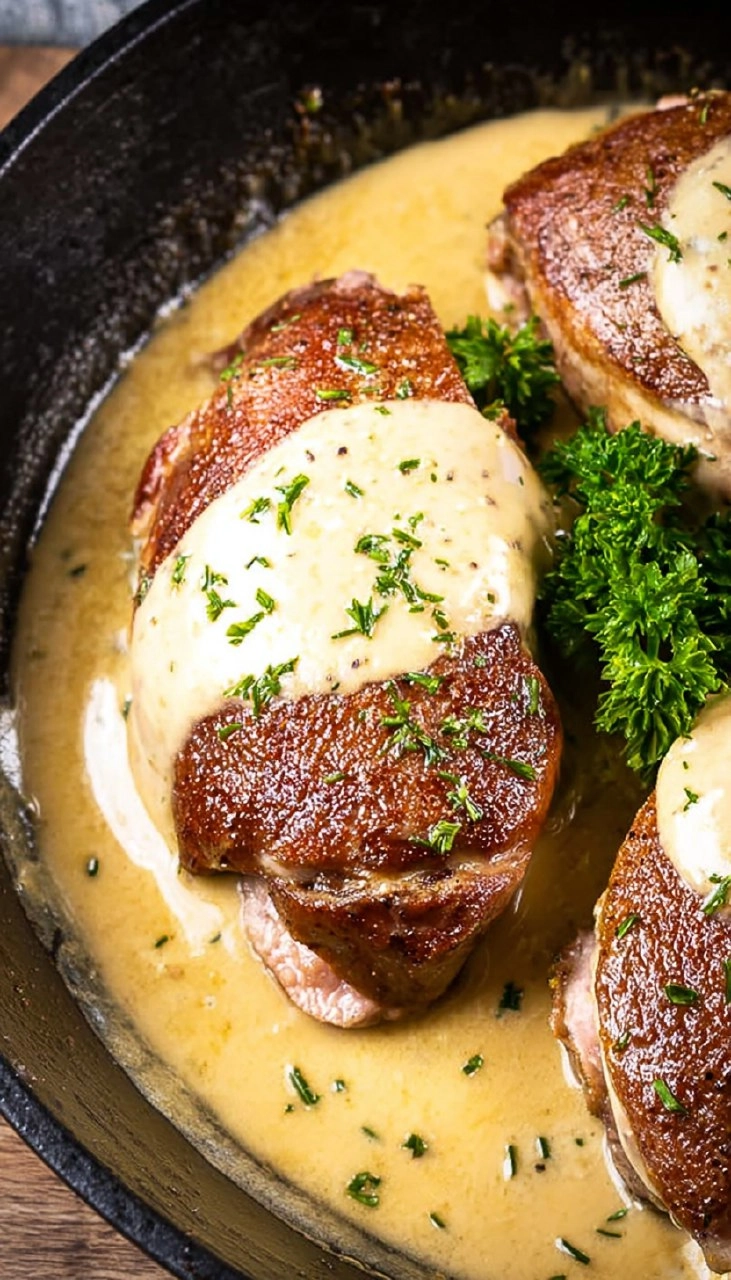 Pan-Seared Pheasant with Creamy Dijon Mustard Sauce 117 Pan-Seared Pheasant with Creamy Dijon Mustard Sauce