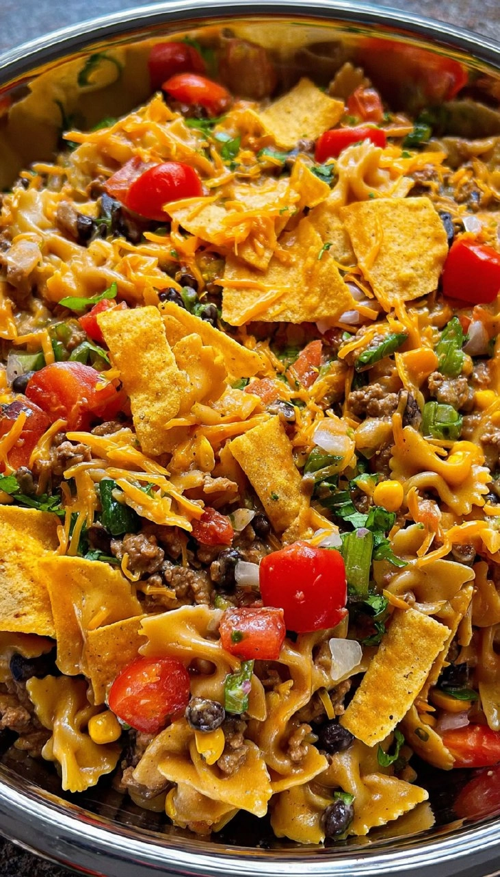 Taco Pasta Salad (Easy Summer Version) 105 Taco Pasta Salad (Easy Summer Version)