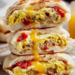 Breakfast-Stuffed-Cottage-Cheese-English-Muffins-High-Protein-Recipe