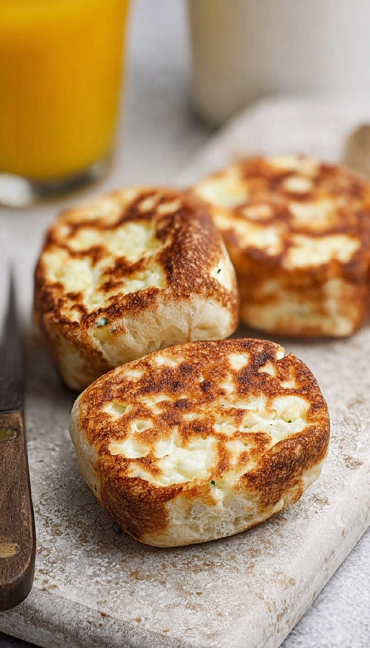 Breakfast Stuffed Cottage Cheese English Muffins (High-Protein!)
