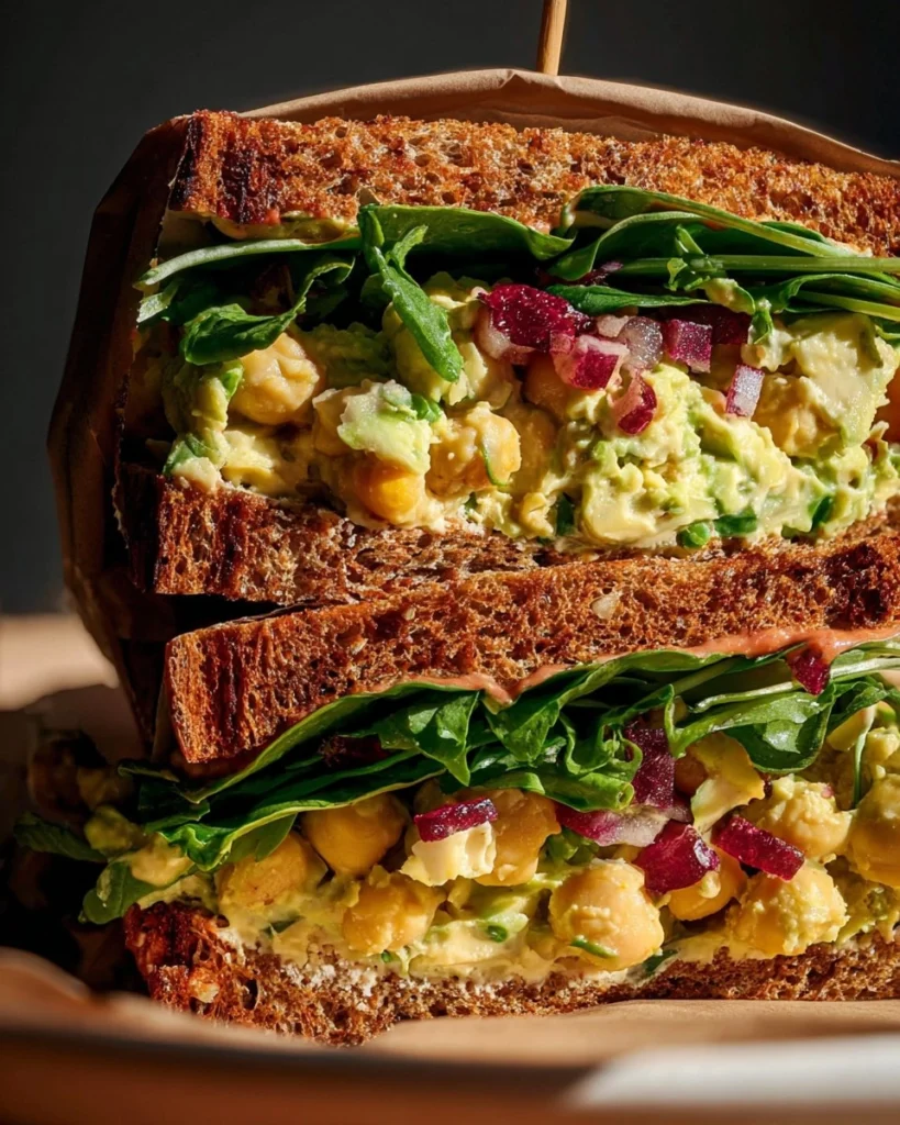 Caramelized-Lemon-Chickpea-Salad-Sandwich-Recipe