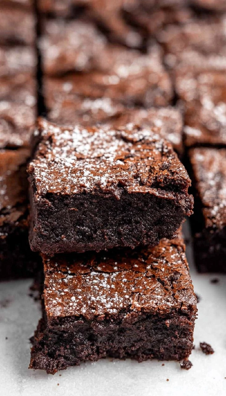 Fudgy Vegan Brownies (Applesauce Brownies)