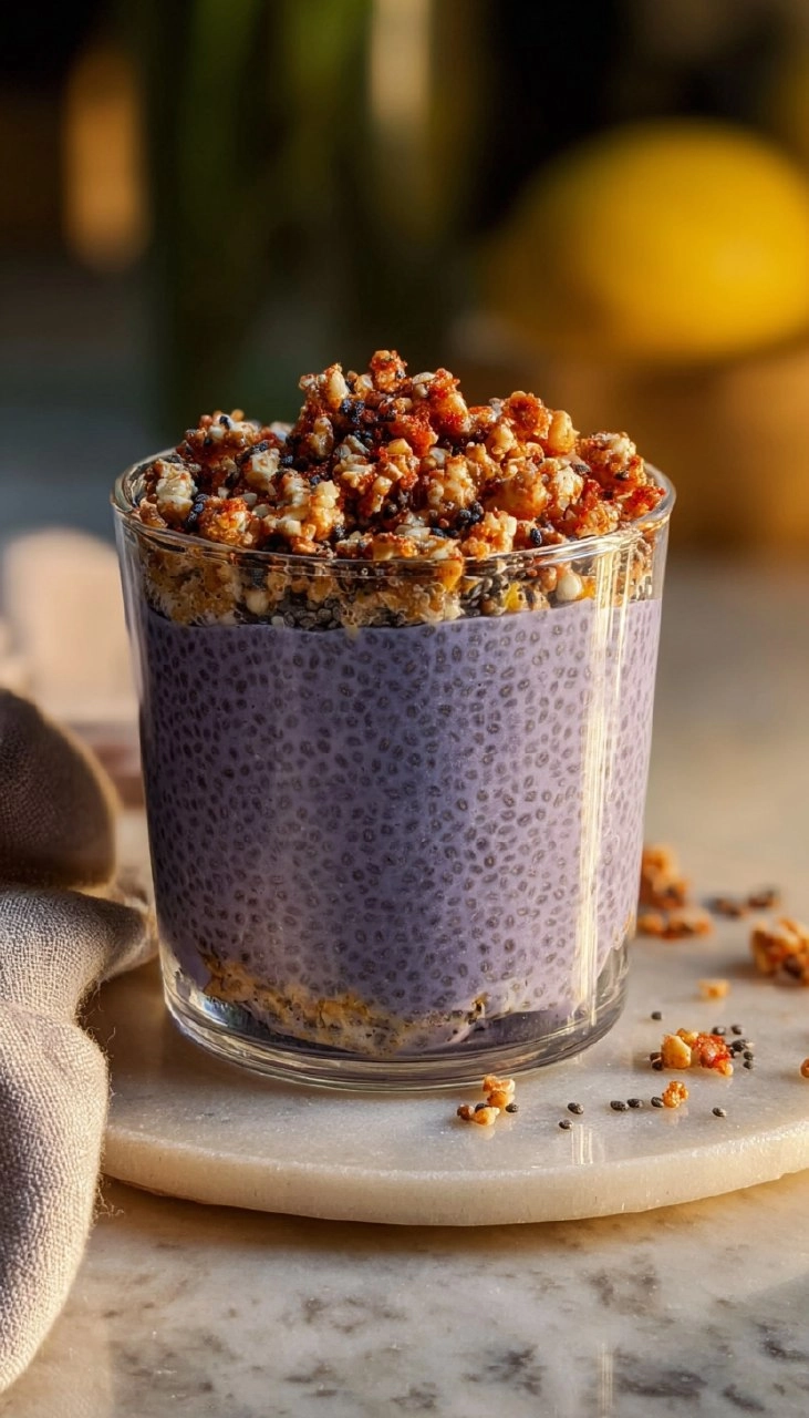 Lemon Blueberry Muffin Chia Pudding