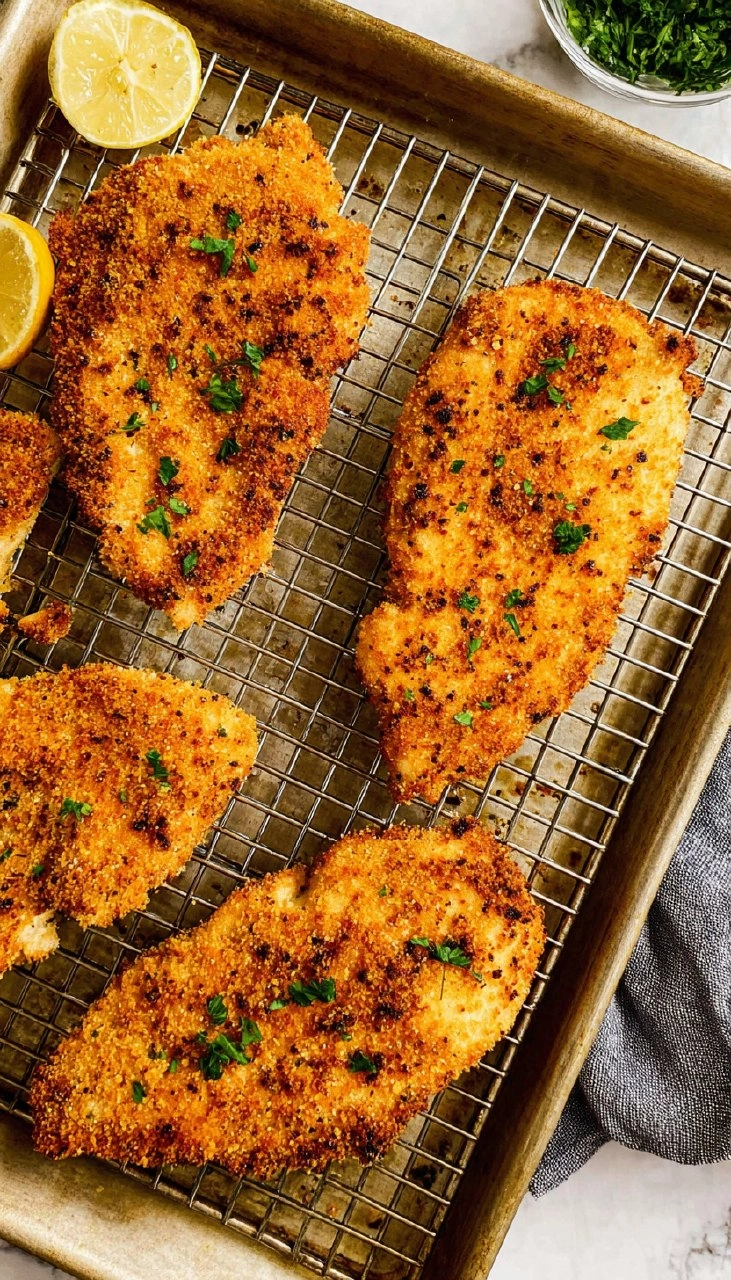 Oven Baked Chicken Cutlets