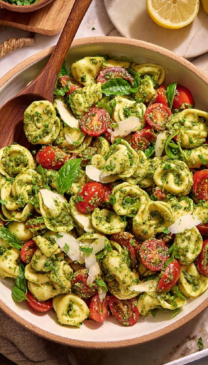Tortellini Pesto Salad