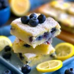 Blueberry-Lemon-Bars-Sweet-Tart-Picnic-Dessert-Squares-Recipe