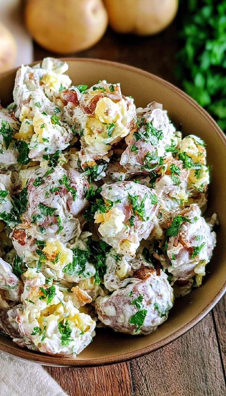 Buttermilk Smashed Potato Salad | Creamy BBQ Side for Memorial Day
