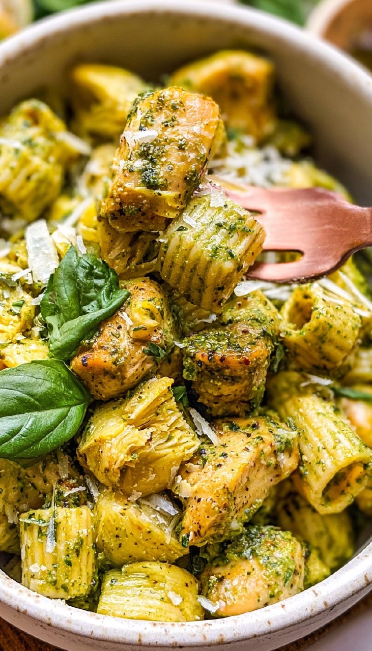Chicken and Pesto Pasta